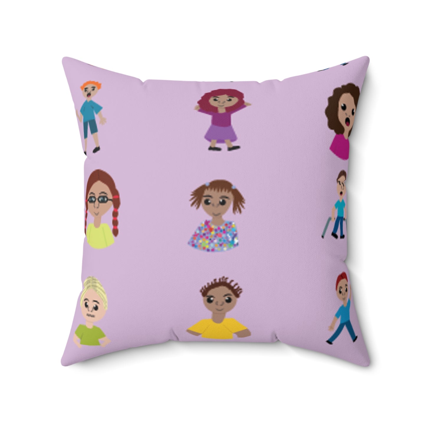 Spun Polyester Square Pillow