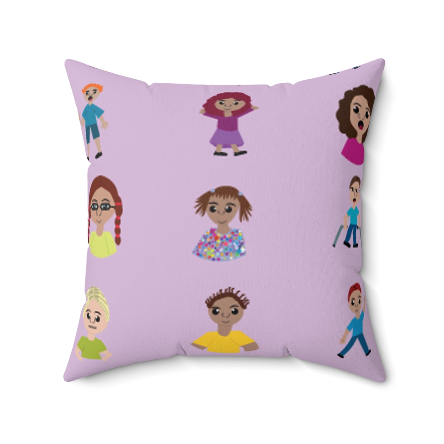 Spun Polyester Square Pillow