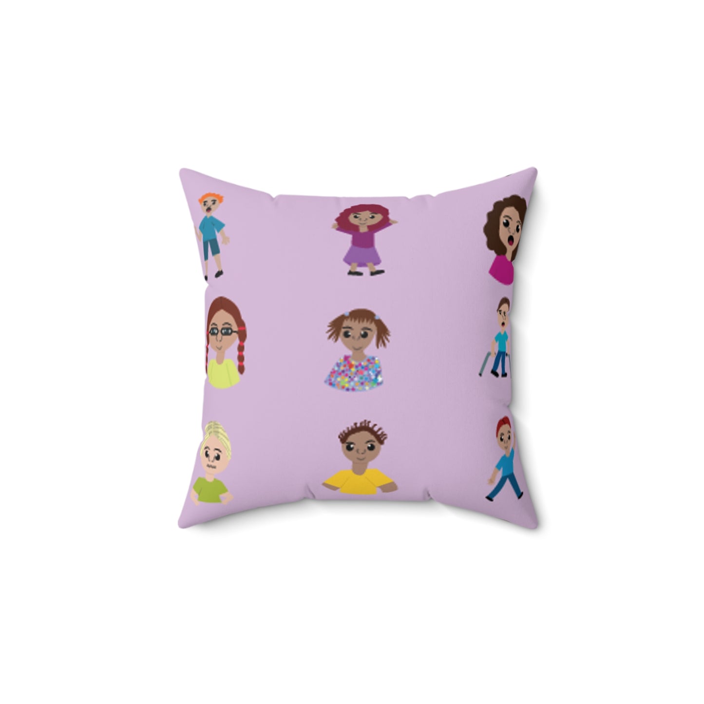 Spun Polyester Square Pillow